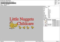 Nuggetstext 2703 Embroidery File 6 sizes
