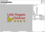 Nuggetstext 2703 Embroidery File 6 sizes