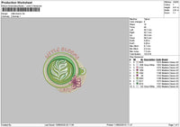 Littletext 1109 Embroidery File 6 sizes