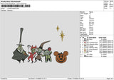PumpkinHalloween 1110 Embroidery File 6 sizes