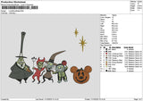 PumpkinHalloween 1110 Embroidery File 6 sizes