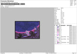 Loona H Embroidery File 6 sizes