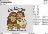 Viejitostext Embroidery File 6 sizes