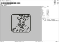 Louis Beastars Icons Embroidery File 4 size