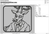 Louis Beastars Icons Embroidery File 4 size