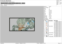 Luffy Gear 5 Sun Embroidery File 4 size