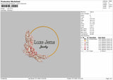 Luxe Embroidery File 4 size