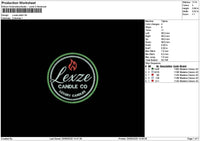 Luxzetext Patch Embroidery File 6 sizes