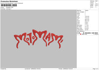 M1mami Embroidery File 5 Sizes