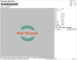 Mad Threads Embroidery File 4 size