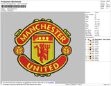 ManUnited Embroidery File 4 size
