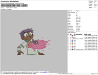 Marlin Manson Embroidery File 4 size