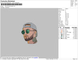 Mac Miller Head Embroidery File 6 size