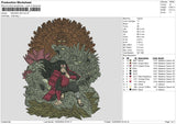 Madara1402 Embroidery File 6 sizes