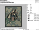 Madara Rectangle Embroidery File 4 size