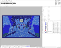 Madara Uciha Embroidery File 4 size
