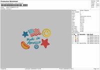 Made in America Embroidery Files