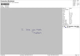 Madison Embroidery File 4 size