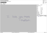 Madison Embroidery File 4 size
