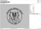 Madison Logo Embroidery File 4 size