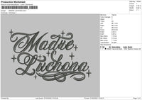 Madre Luchona Embroidery File 4 size