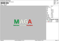 Magatext Embroidery File 6 sizes
