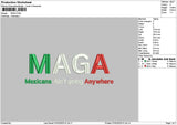 Magatext Embroidery File 6 sizes