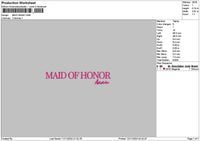 Bride Names 1211 Embroidery 9 Files