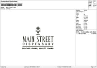 Street Text 02 Embroidery File 6 sizes