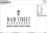 Street Text 02 Embroidery File 6 sizes