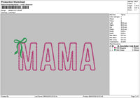 Mamatext 0903 Embroidery File 6 sizes