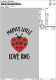 Mamastext 0302 Embroidery File 6 sizes