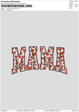 Mama Hearts Embroidery File 6 sizes