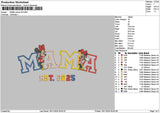 Minniemama25 Embroidery File 6 sizes