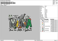 Mamatext 1505 Embroidery File 6 sizes