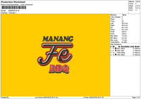 Manangtext Embroidery File 6 sizes