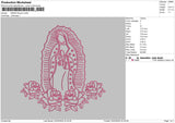 Maria Flowers Embroidery File 6 sizes