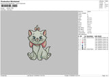 Marie Embroidery File 6 sizes