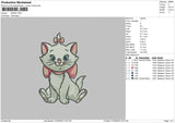 Marie Embroidery File 6 sizes