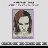 Marlyn Rectangle Embroidery File 6 sizes