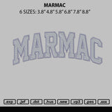 Marmac Embroidery File 6 sizes