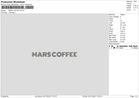 Marscoffee Embroidery File 6 sizes
