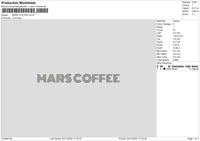 Marscoffee Embroidery File 6 sizes