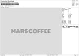 Marscoffee Embroidery File 6 sizes