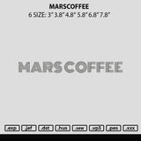Marscoffee Embroidery File 6 sizes
