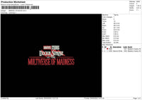 Marvel Studios Embroidery File 4 size