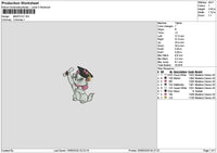 Cat Graduation Embroidery File 6 sizes