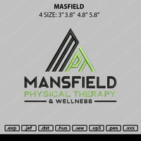 Masfield Embroidery File 4 size