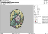 Mask Vader Tattoo Artist Embroidery File 4 size