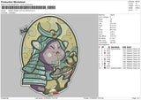 Mask Vader Tattoo Artist Embroidery File 4 size